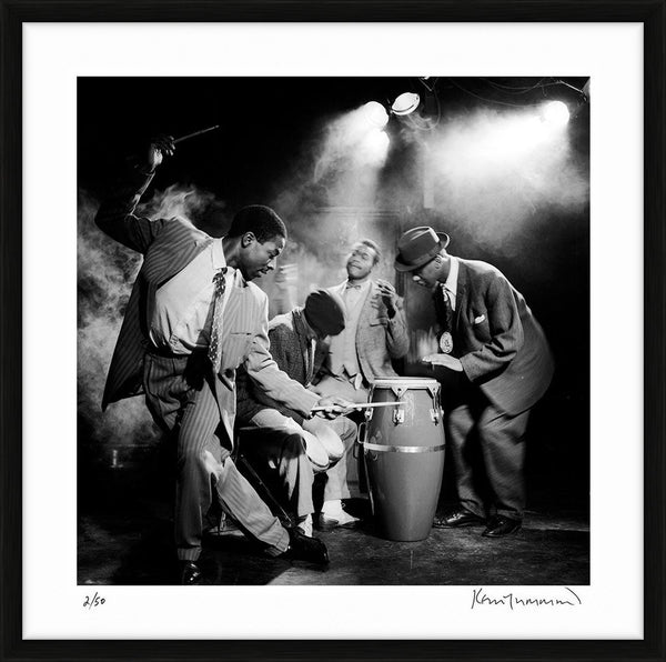 The Jazz Defektors in Manchester, 1985 — Limited Edition Print, framed - Kevin Cummins