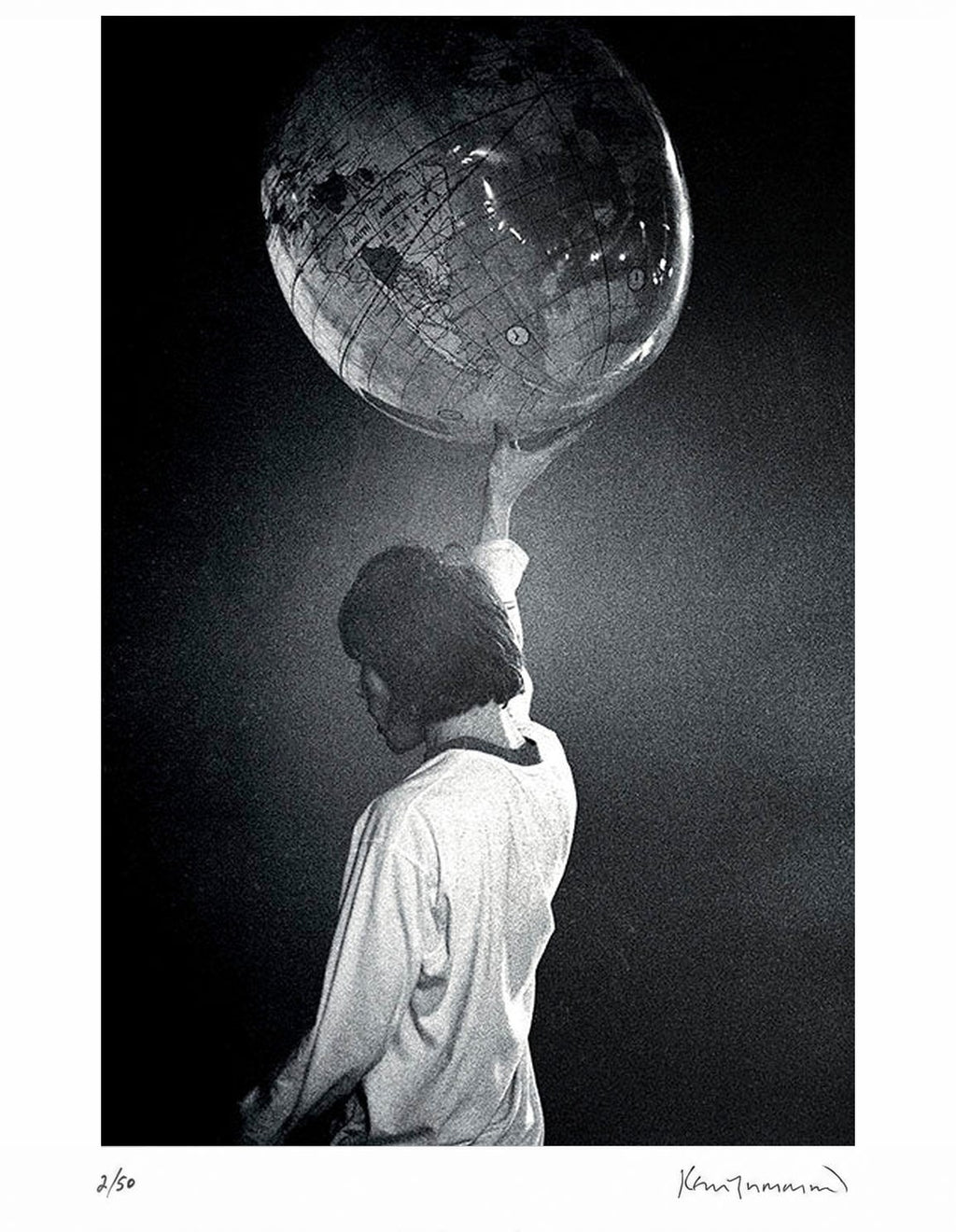 Ian Brown Performing in Cheshire, 1990 – Limited Edition Print by Kevin Cummins – Limited Edition Print.