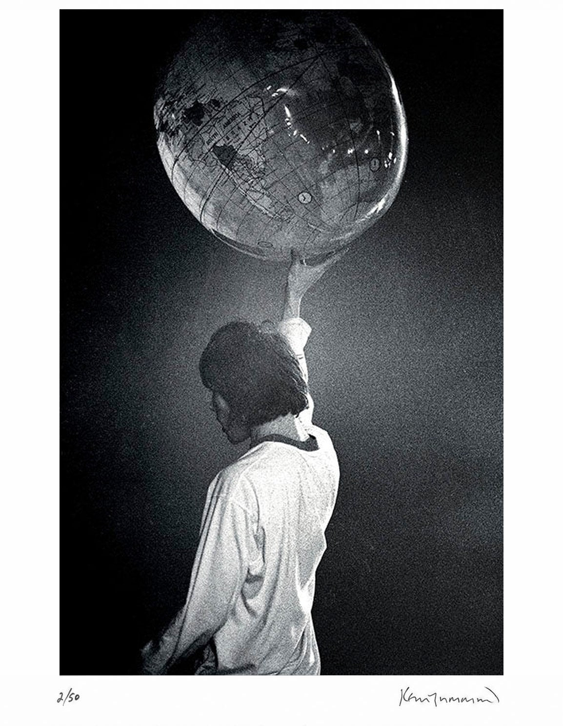 Ian Brown Performing in Cheshire, 1990 by Kevin Cummins – Limited Edition Print.