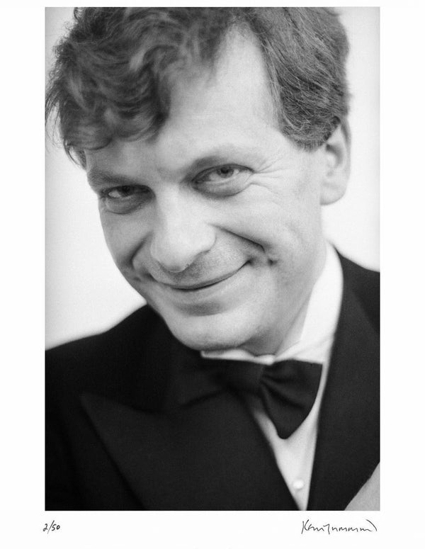 Tony Wilson at the Hacienda, 1983 — Signed Limited Edition Print - Kevin Cummins