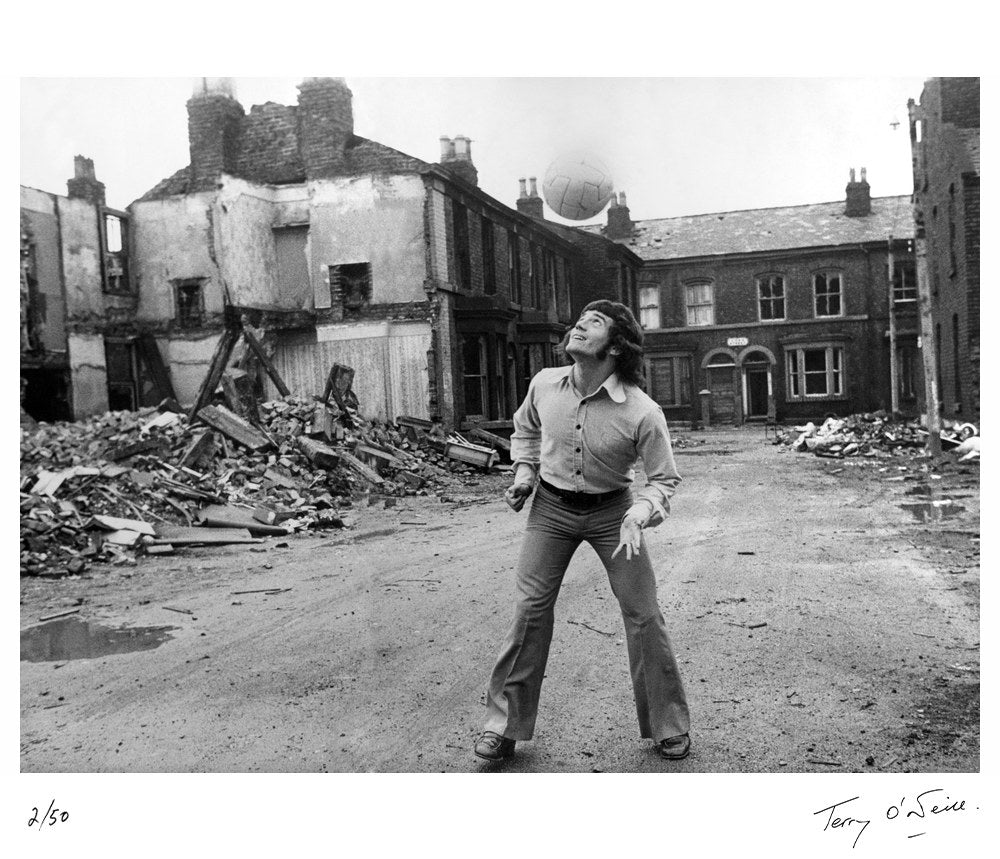 Kevin Keegan in Liverpool, 1972 by Terry O'Neill – Limited Edition Print.