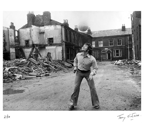 Kevin Keegan in Liverpool, 1972 — Signed Limited Edition Print - Terry O'Neill