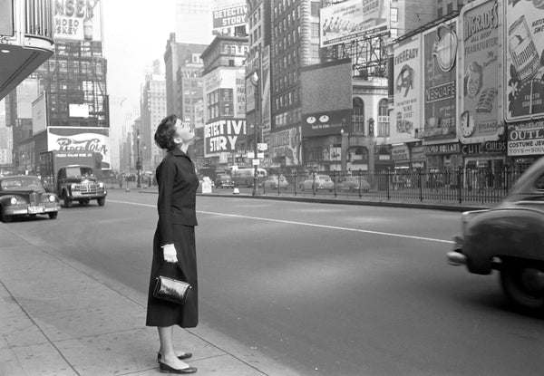 Audrey Hepburn in Times Square, 1951 — Limited Edition Print