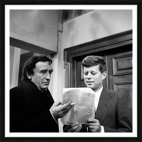 John F. Kennedy for Profiles in Courage, 1960s — Limited Edition Print, framed - Lawrence Fried