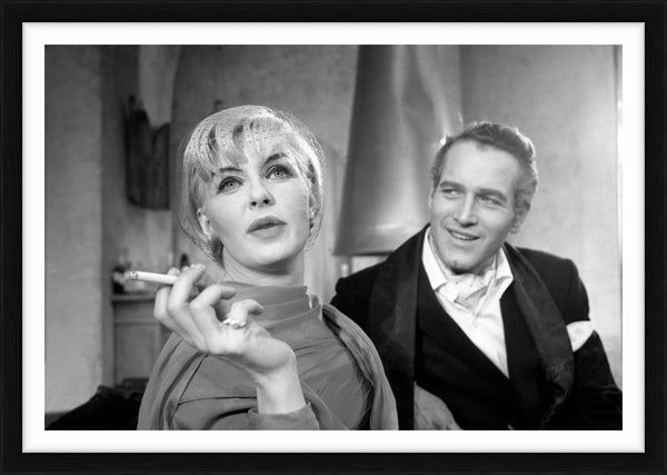 Paul Newman & Joanne Woodward, 1964 — Limited Edition Print, framed - Lawrence Fried