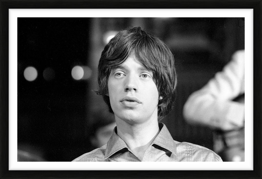 Mick Jagger of the Rolling Stones at a performance in London, 1965 - Limited Edition Print by Lawrence Fried – Limited Edition Print.