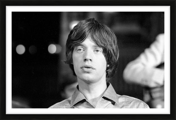 Mick Jagger of the Rolling Stones at a performance in London, 1965 — Limited Edition Print, framed - Lawrence Fried