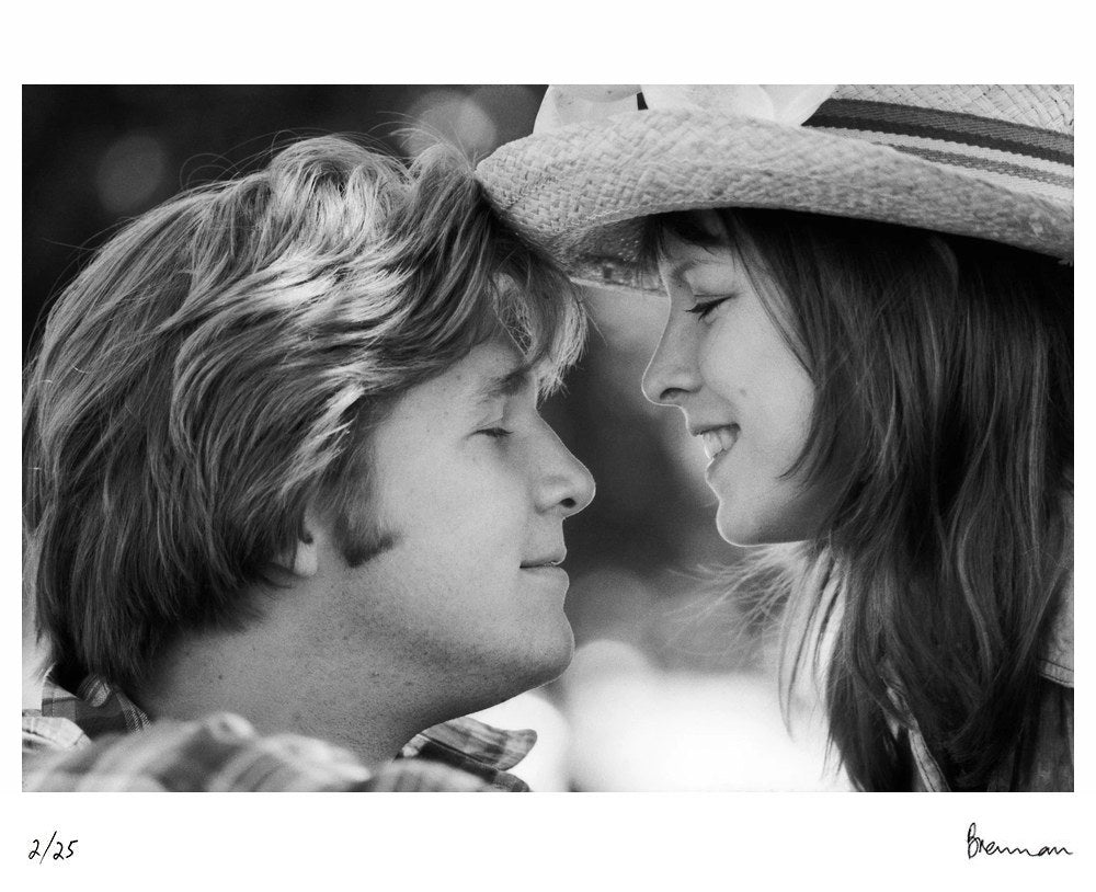 Jeff Bridges and Candy Clark, 1972 – Limited Edition Print by Michael Brennan – Limited Edition Print.
