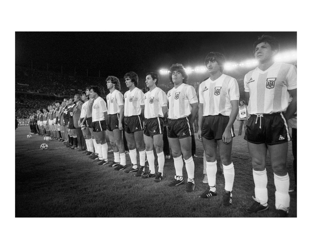 The Argentine football team play the USSR, 1982 — Limited Edition Print