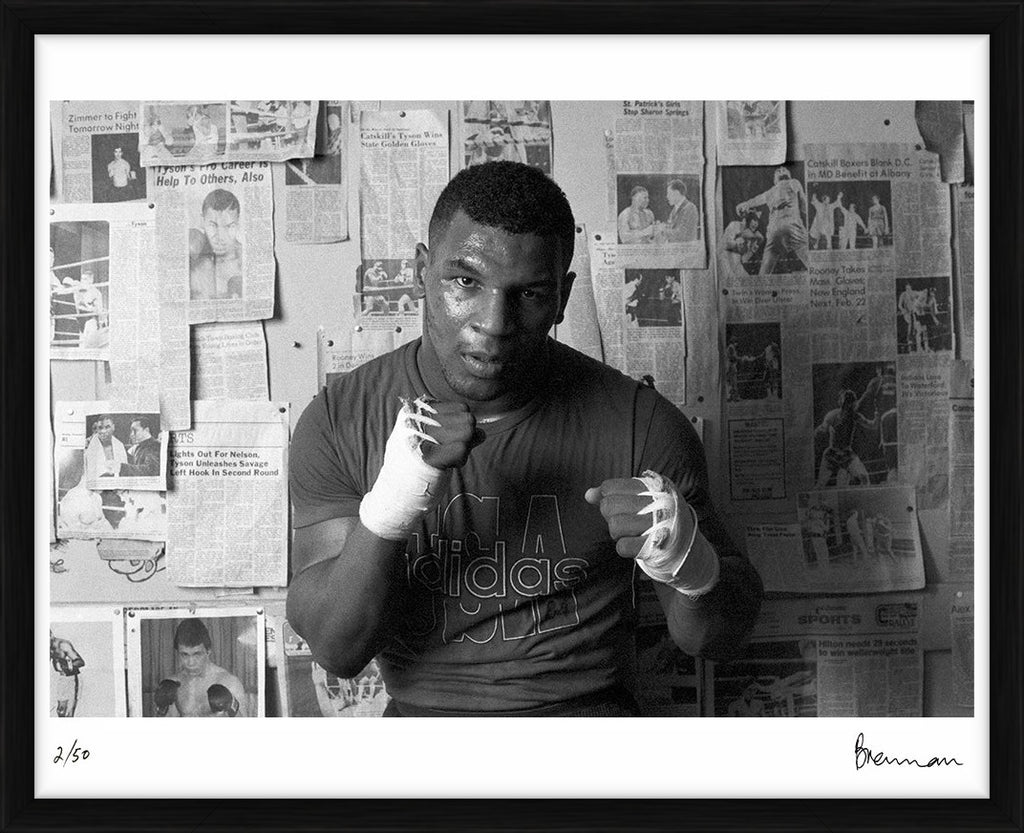Mike Tyson training in New York, 1985 - Limited Edition Print by Michael Brennan – Limited Edition Print.