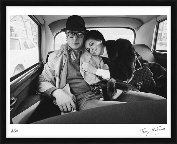 Camilla Sparv & Michael Caine, 1966 — Limited Edition Print, framed - Terry O'Neill