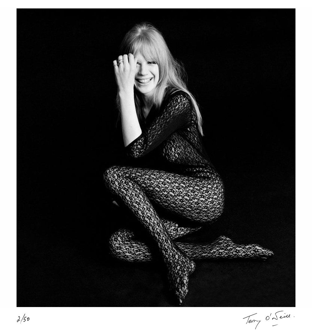 Marianne Faithfull II, 1967 by Terry O'Neill – Limited Edition Print.