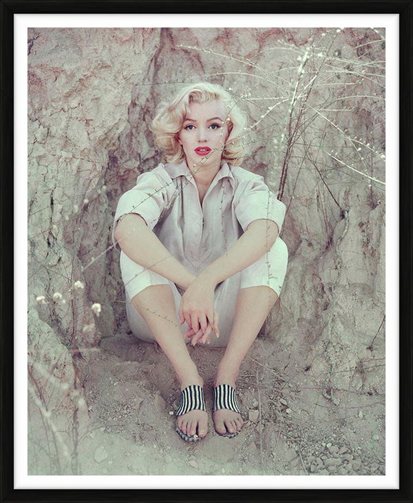 Marilyn Monroe in Laurel Canyon, 1953 — Limited Edition Print, framed - Milton H. Greene