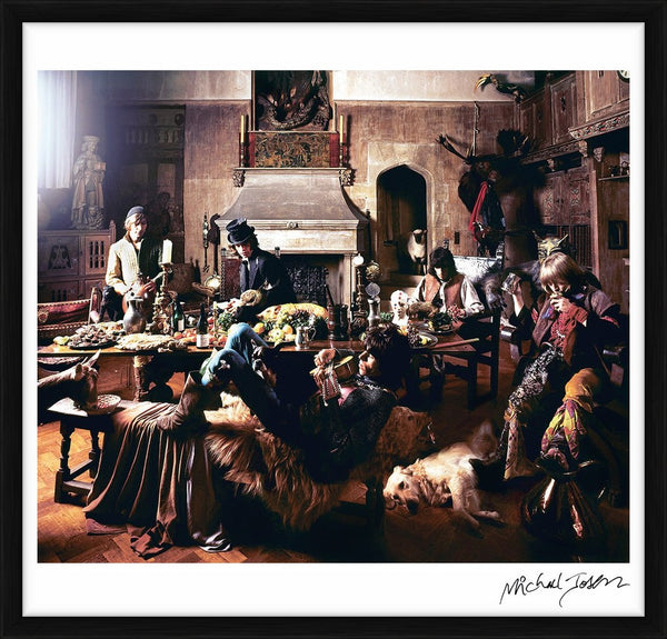 The Rolling Stones Beggar’s Banquet: Sarum Chase, Dogs into Camera, 1968 — Limited Edition Print, framed - Michael Joseph