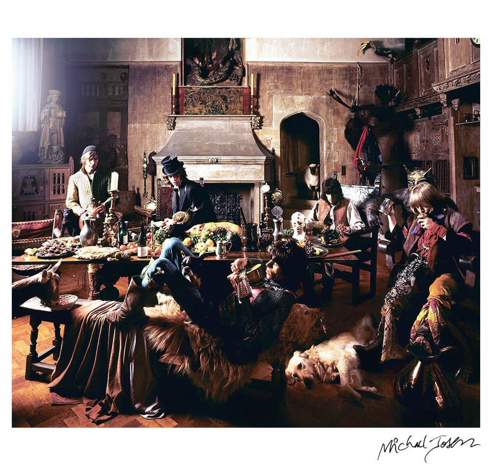 The Rolling Stones Beggar’s Banquet: Sarum Chase, Dogs into Camera, 1968 by Michael Joseph – Limited Edition Print.