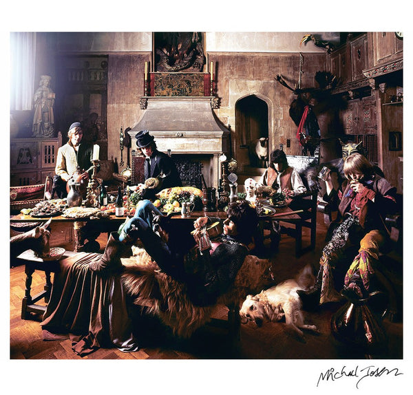 The Rolling Stones Beggar’s Banquet: Sarum Chase, Dogs into Camera, 1968 — Signed Limited Edition Print - Michael Joseph