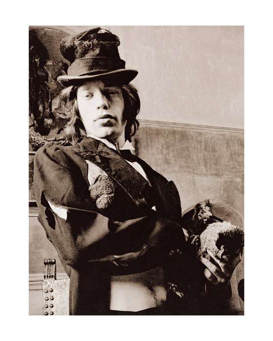 The Rolling Stones Beggar’s Banquet: Mick Jagger with Chick, 1968 — Limited Edition Print