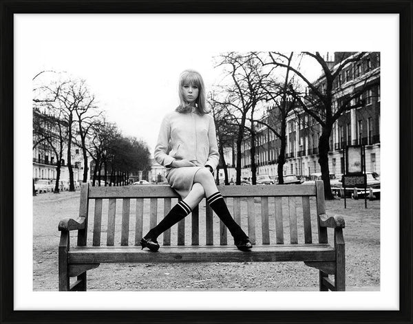 Pattie Boyd in Chelsea, 1964 — Limited Edition Print, framed - Michael Ward
