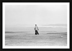 Harold Wilson the Beach, 1966 – Limited Edition Print by Michael Ward – Limited Edition Print.