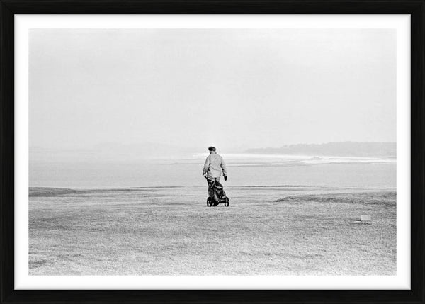 Harold Wilson the Beach, 1966 — Limited Edition Print, framed - Michael Ward