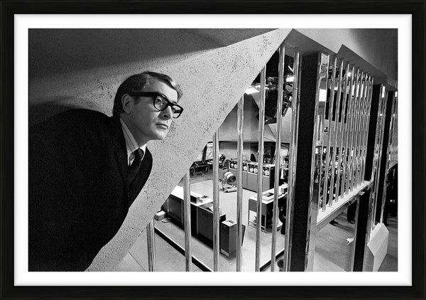 Michael Caine on set of The Billion Dollar Brain, 1967 — Limited Edition Print, framed - Michael Ward