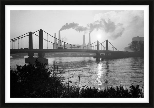 Battersea Power Station, 1970 — Limited Edition Print, framed - Michael Ward