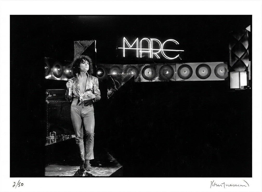 Marc Bolan on Set, 1977 — Limited Edition Print