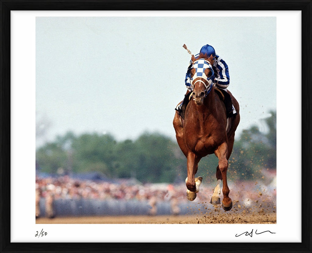 Ron Turcotte winning the Kentucky Derby, 1973 - Limited Edition Print by Neil Leifer – Limited Edition Print.