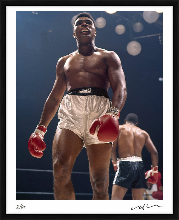 Muhammad Ali vs. Floyd Patterson, 1965 — Limited Edition Print, framed - Neil Leifer