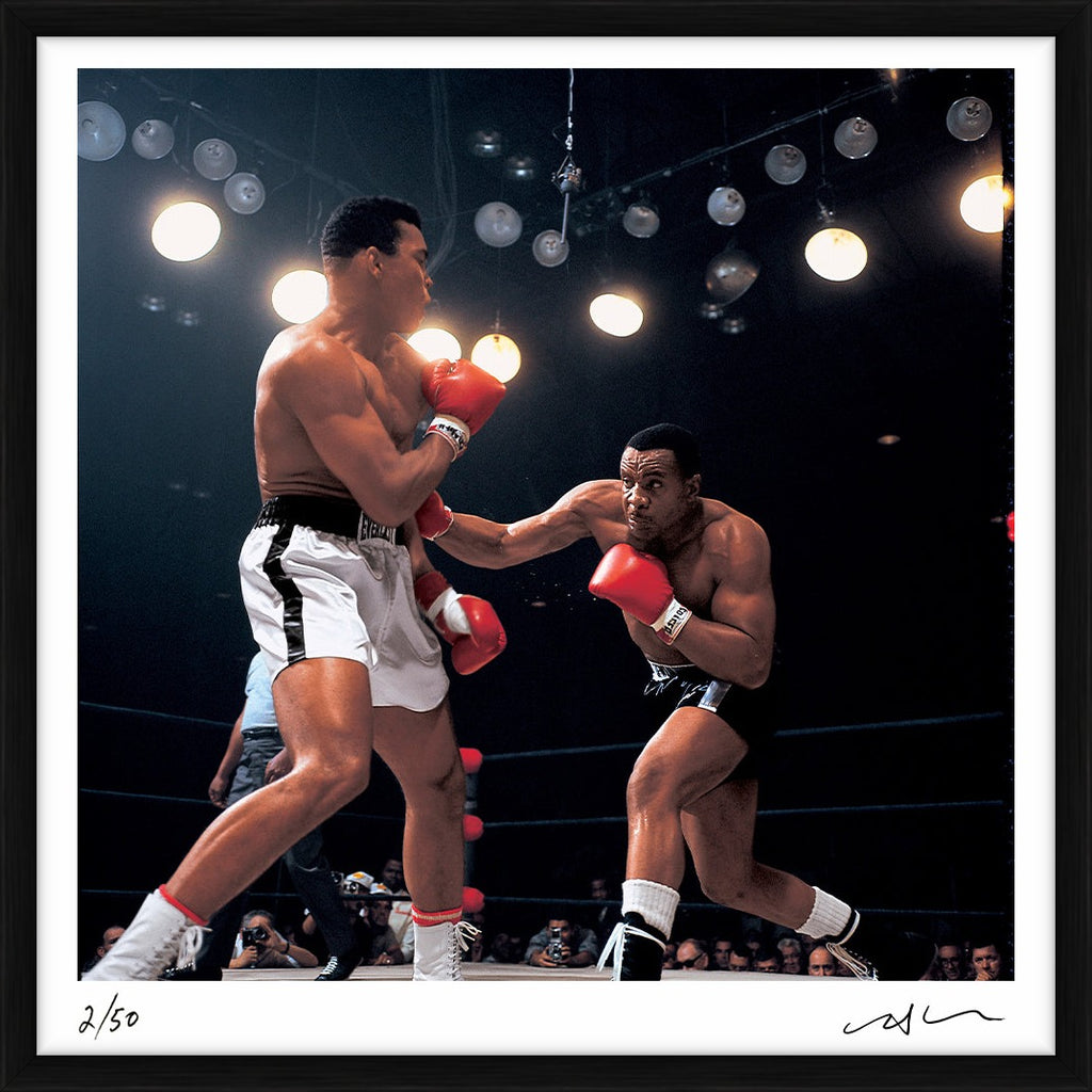 Muhammad Ali sparring with Sonny Liston, 1965 - Limited Edition Print by Neil Leifer – Limited Edition Print.