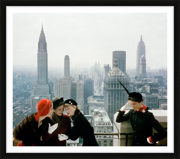Young Velvets, Young Prices photoshoot, 1949 — Limited Edition Print, framed - Norman Parkinson