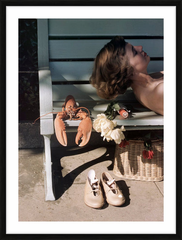 Brighton Fashion for British Vogue, 1949 — Limited Edition Print, framed - Norman Parkinson