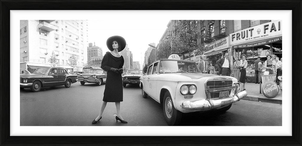 Panorama NYC traffic, 1963 - Limited Edition Print by Norman Parkinson – Limited Edition Print.