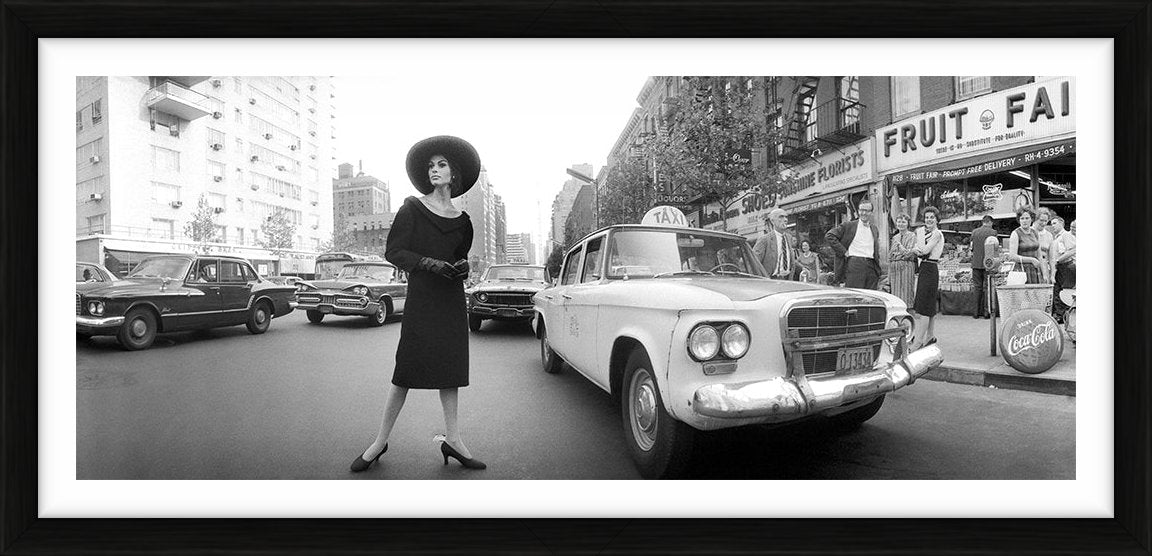 Panorama NYC traffic, 1963 by Norman Parkinson – Limited Edition Print.