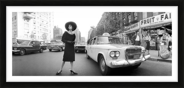 Panorama NYC traffic, 1963 — Limited Edition Print, framed - Norman Parkinson