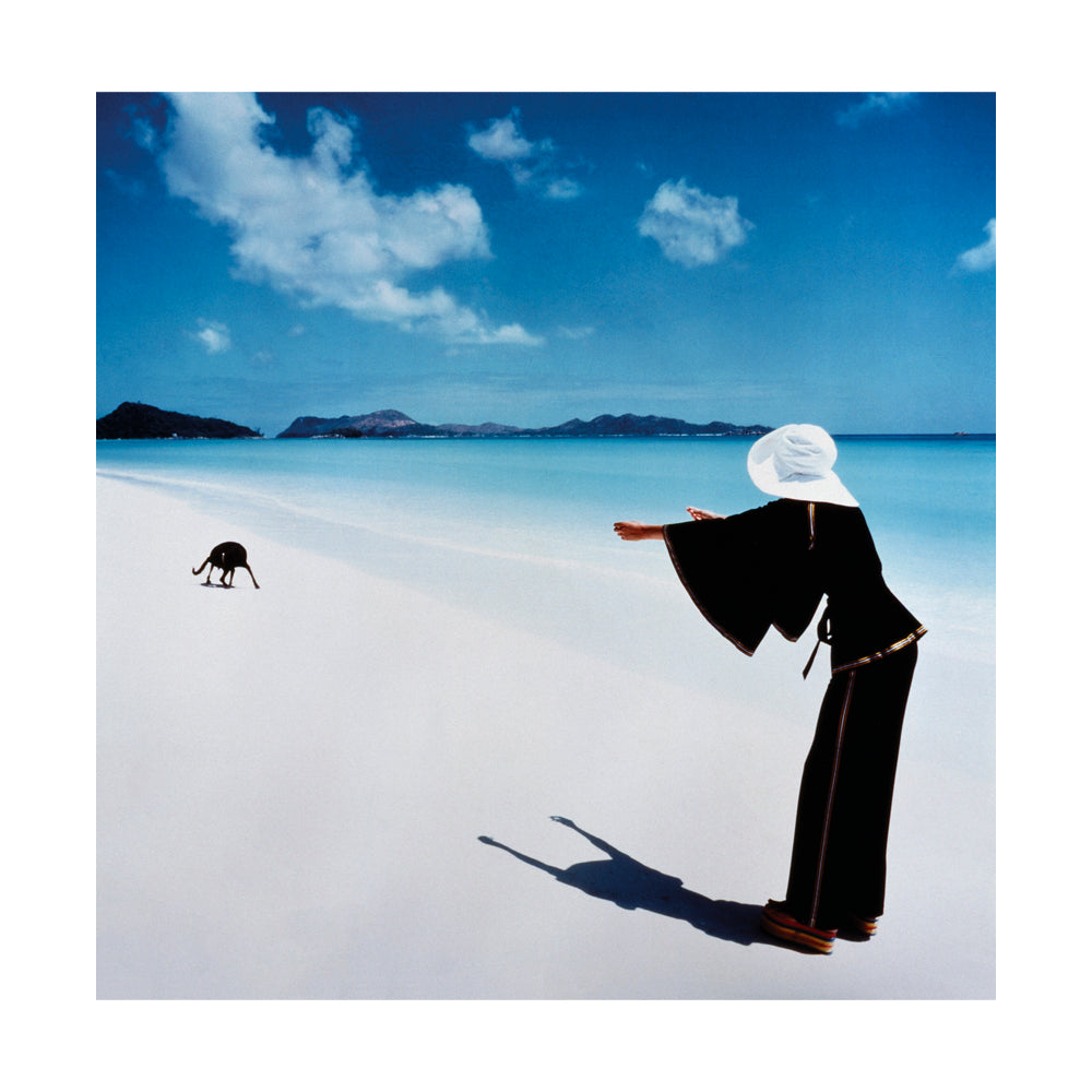 Apollonia van Ravenstein at Praslin Island Seychelles, 1971 - Limited Edition Print by Norman Parkinson – Limited Edition Print.