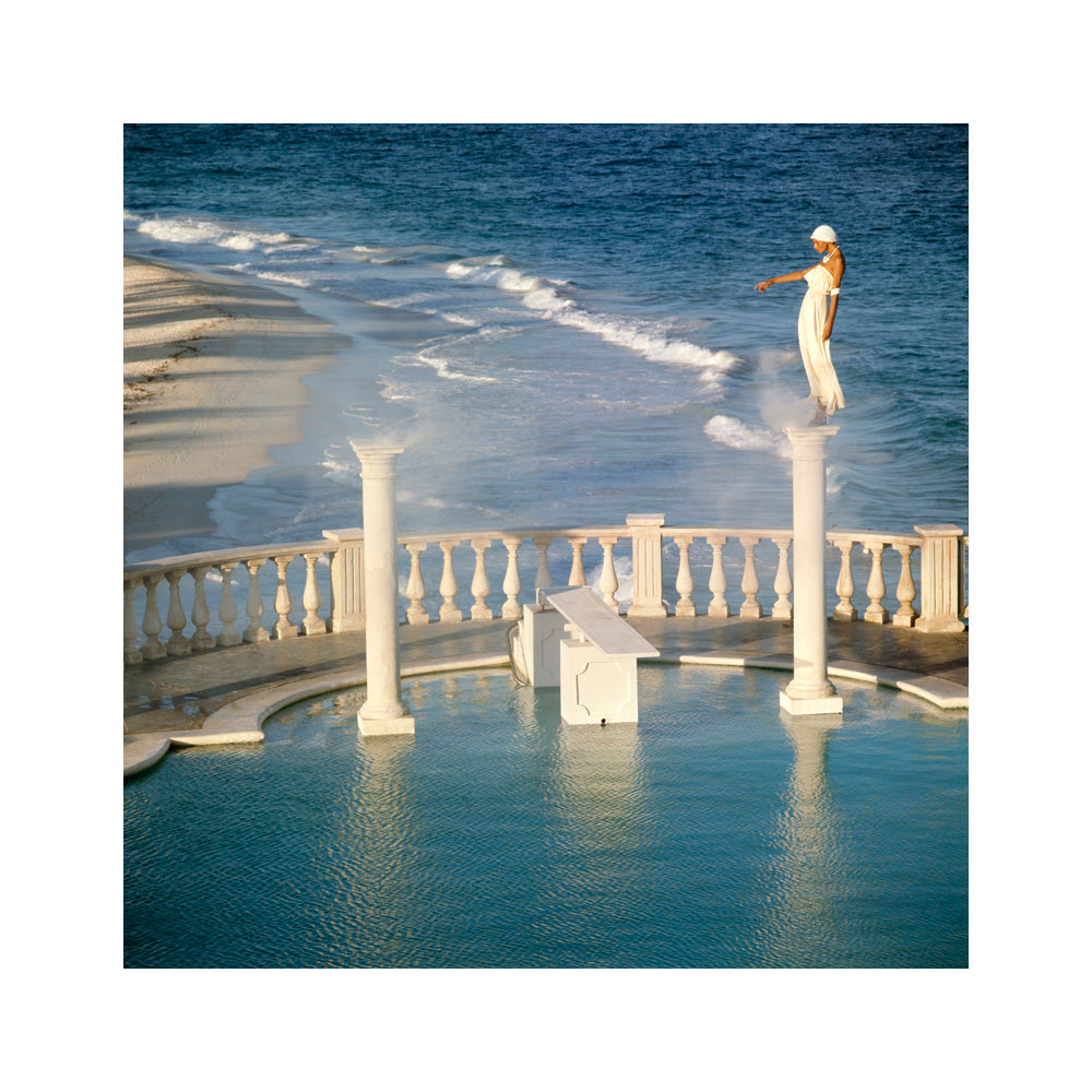 Apollonia van Ravenstein at Crane Beach Hotel in Barbados, 1973 – Limited Edition Print by Norman Parkinson – Limited Edition Print.