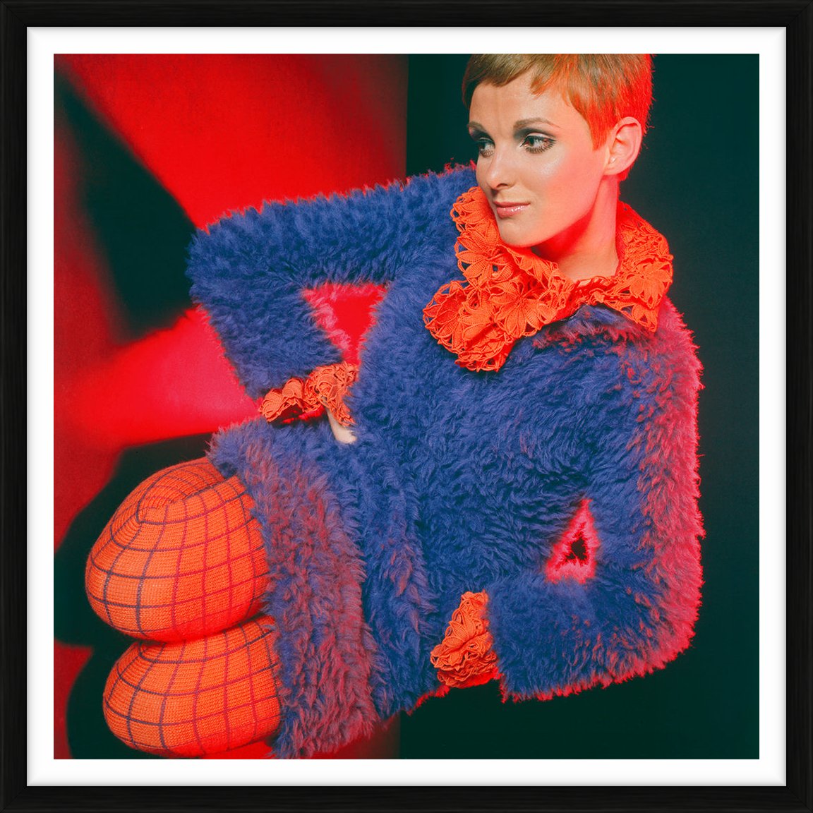 Grace Coddington wearing Jane & Jane, 1966 by Norman Parkinson – Limited Edition Print.
