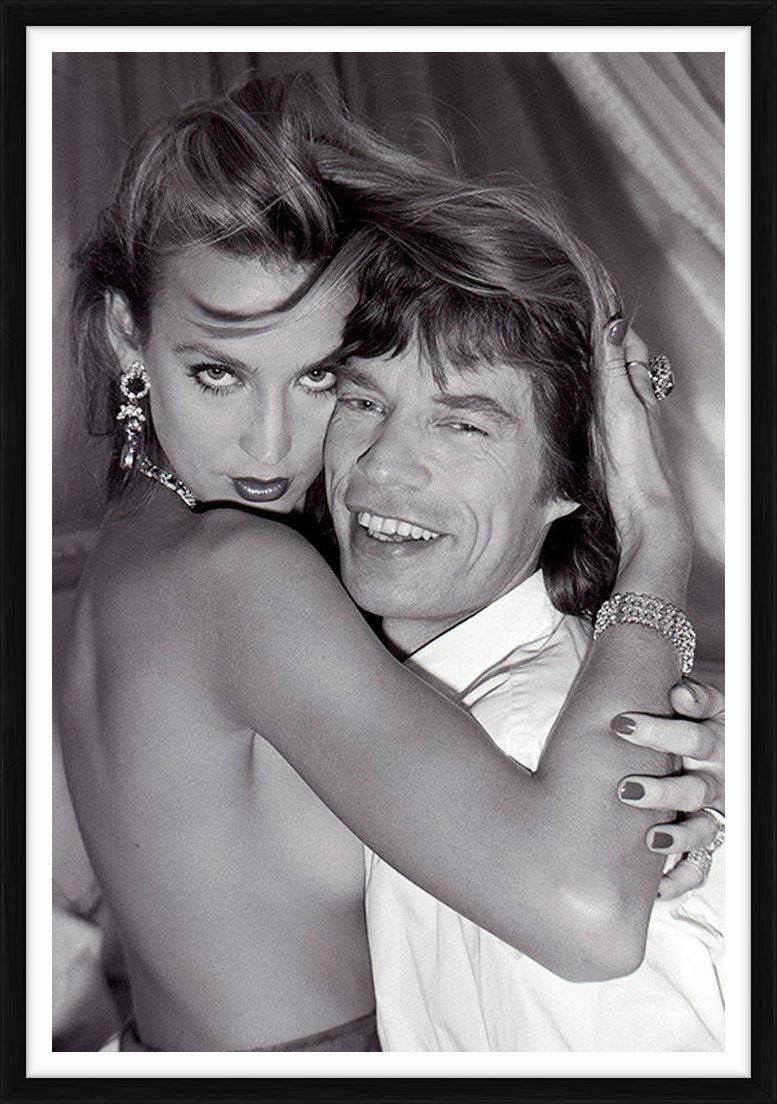 Jerry Hall and Mick Jagger in London, 1981 by Norman Parkinson – Limited Edition Print.