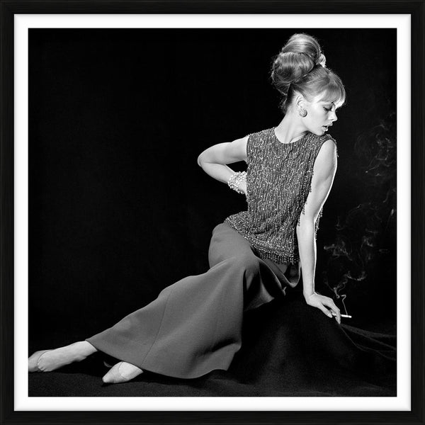 Jean Shrimpton in Dior, 1963 — Limited Edition Print, framed - Norman Parkinson