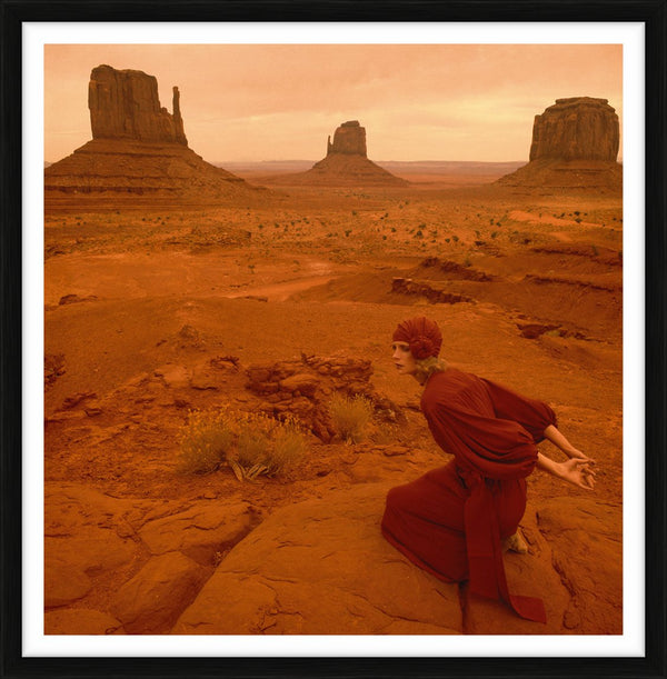 Jan Ward at Monument Valley, 1971 — Limited Edition Print, framed - Norman Parkinson
