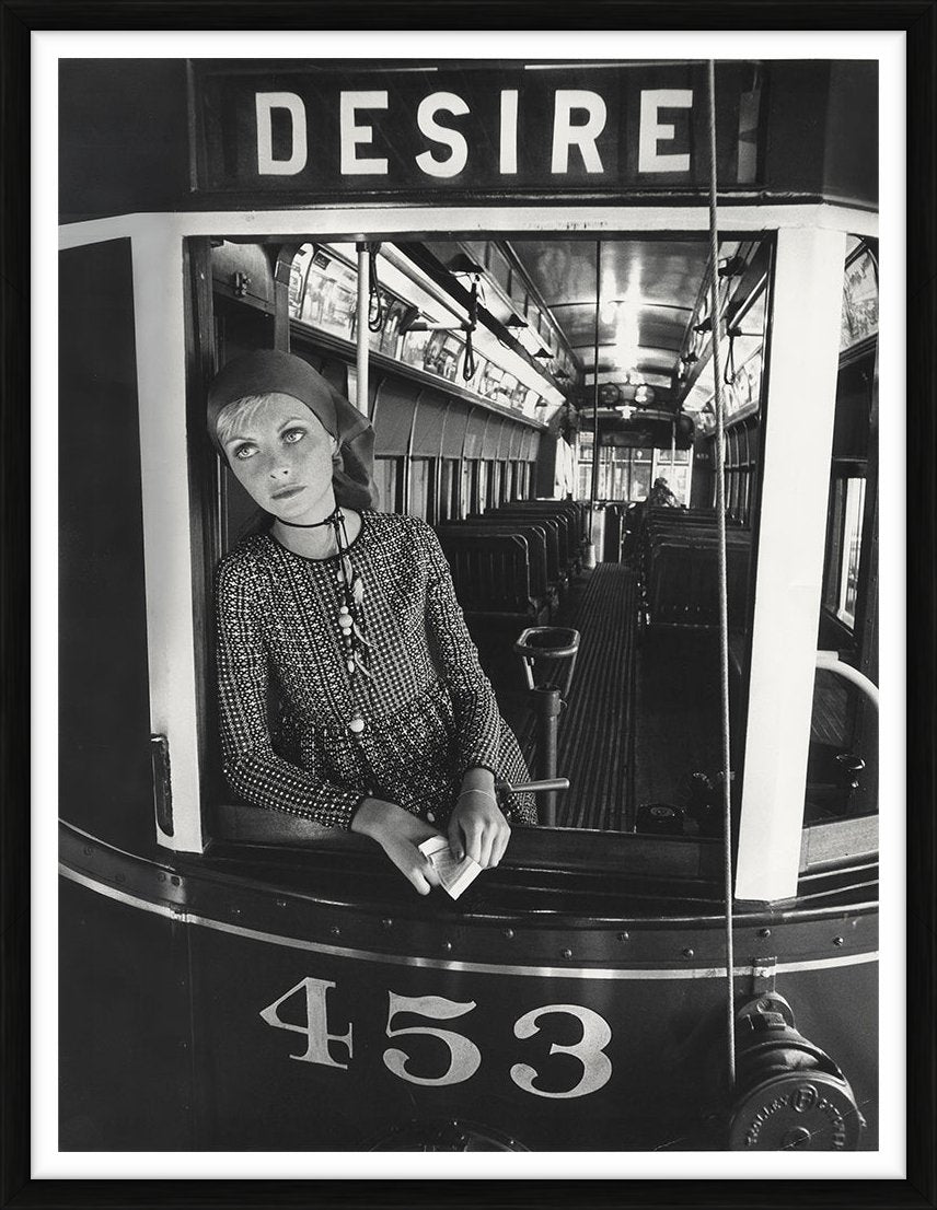 Jan Ward in a streetcar named Desire, 1971 - Limited Edition Print by Norman Parkinson – Limited Edition Print.