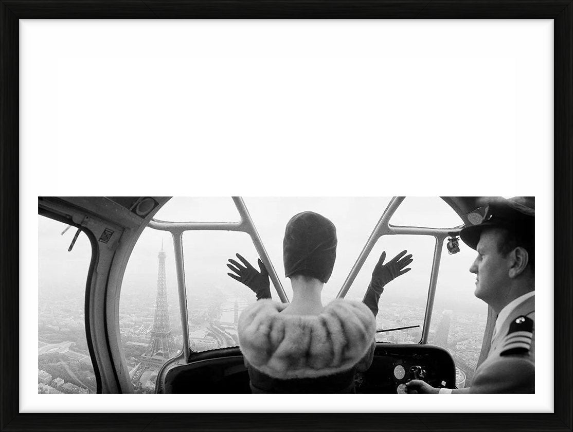 Hands Over Paris, 1960 - Platinum by Norman Parkinson – Limited Edition Print.