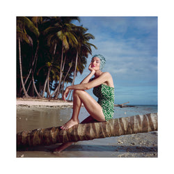 Wenda Parkinson on a beach in Tobago, Vogue, 1956 - Limited Edition Print by Norman Parkinson – Limited Edition Print.