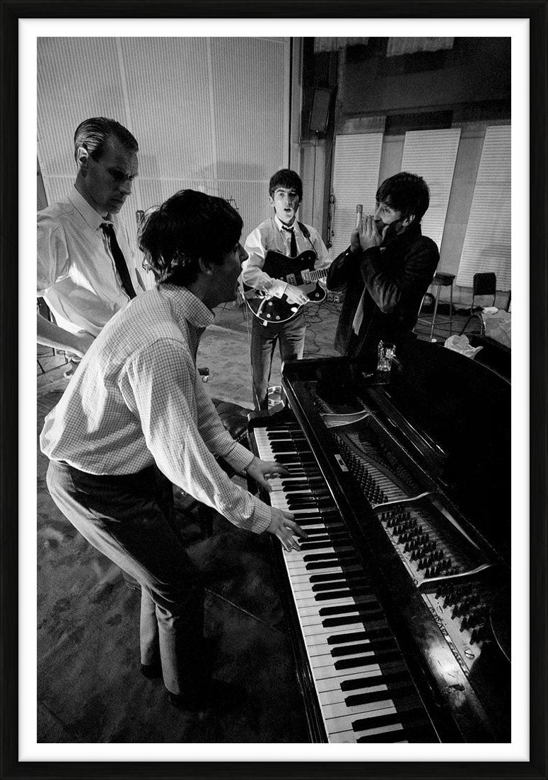 George Martin & The Beatles at Abbey Road, 1963 - Limited Edition Print by Norman Parkinson – Limited Edition Print.
