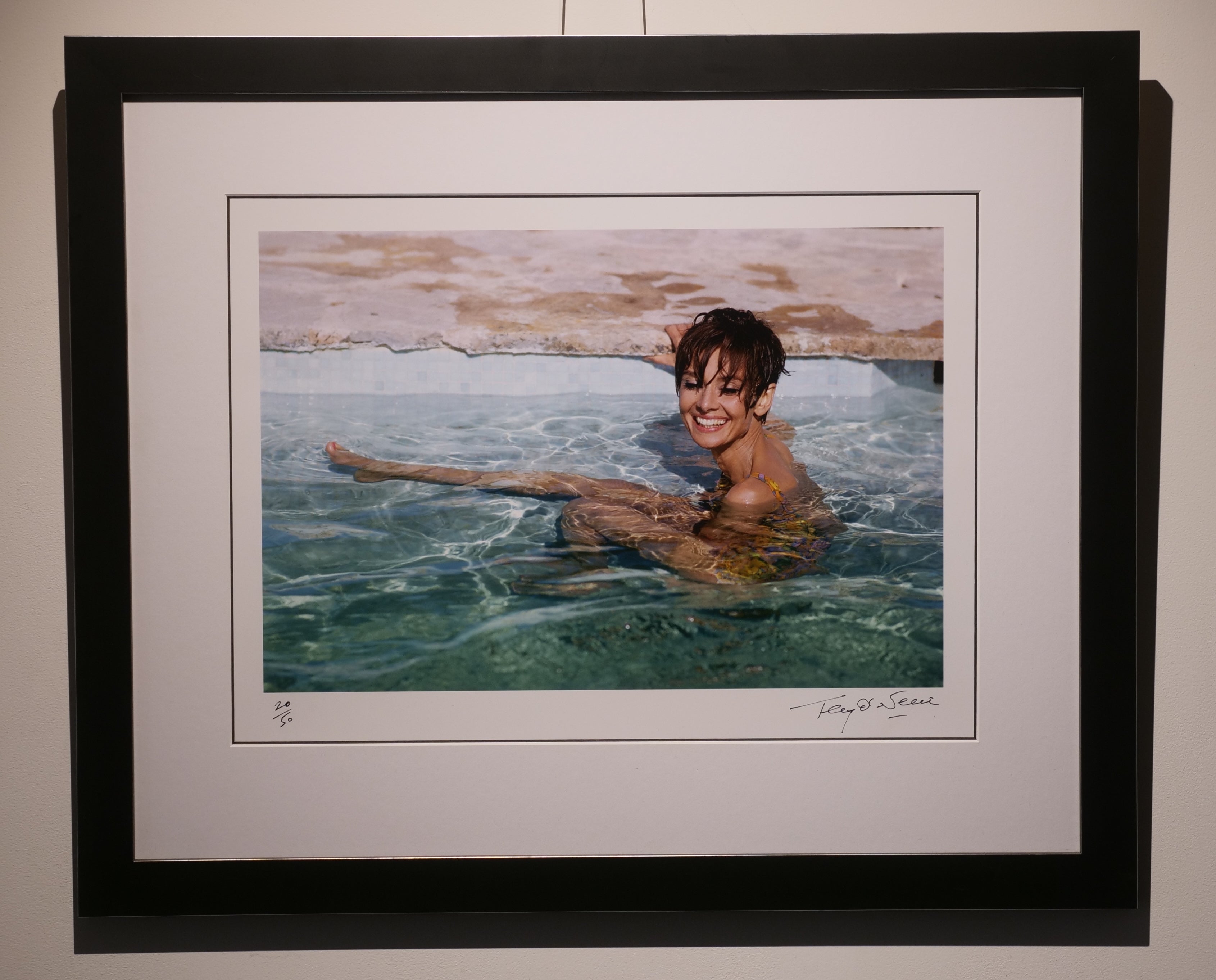 Audrey Hepburn in the South of France, 1966 — Limited Edition Print