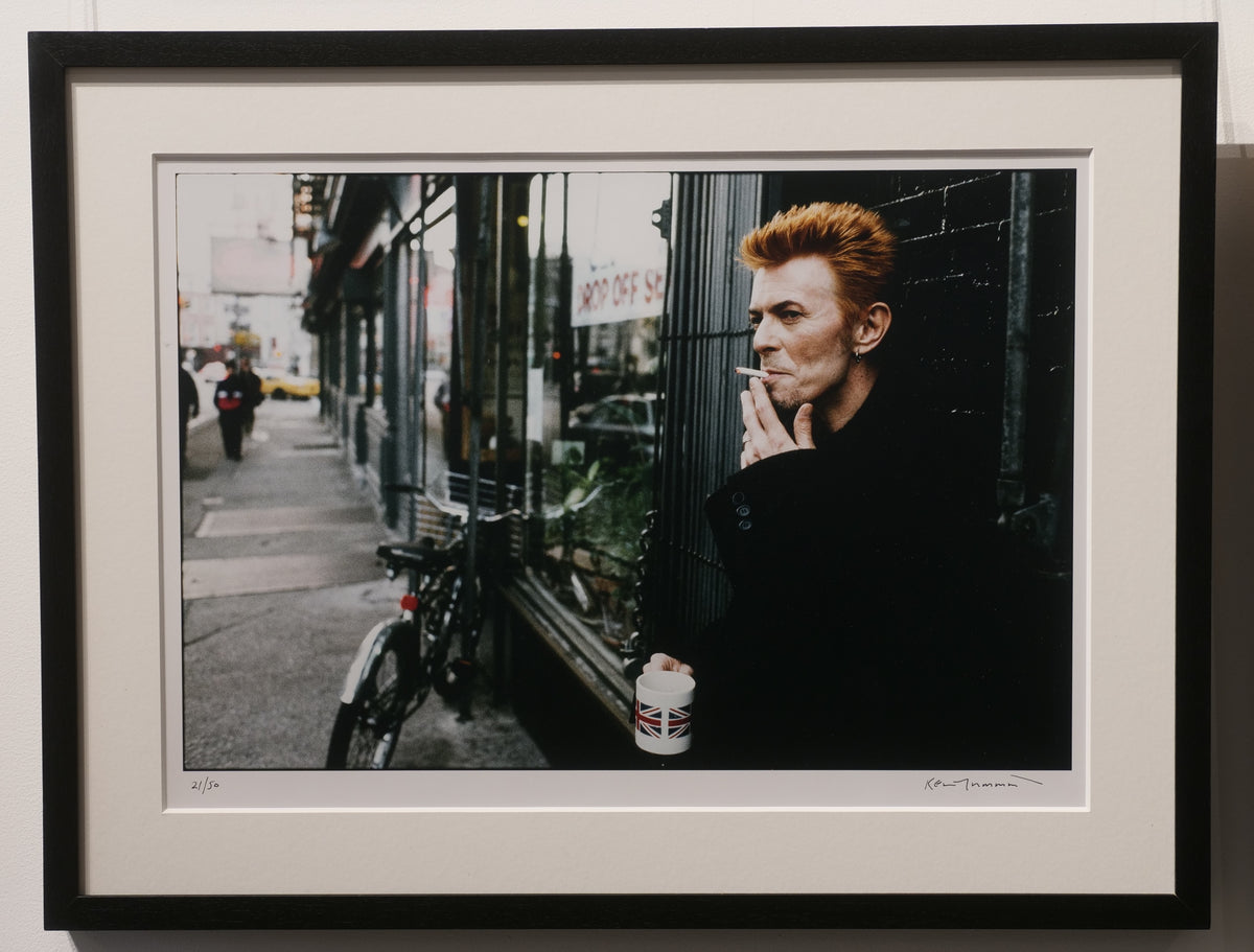 David Bowie, Tea & Sympathy, 1997 by Kevin Cummins – Limited Edition Print.