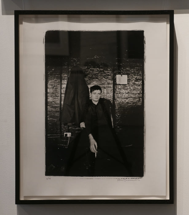 Ian Curtis in TJ Davidson’s rehearsal room, 1979 — Limited Edition Print