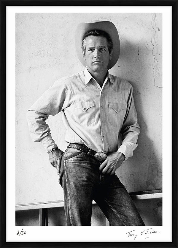 Paul Newman for Pocket Money, 1972 — Limited Edition Print, framed - Terry O'Neill