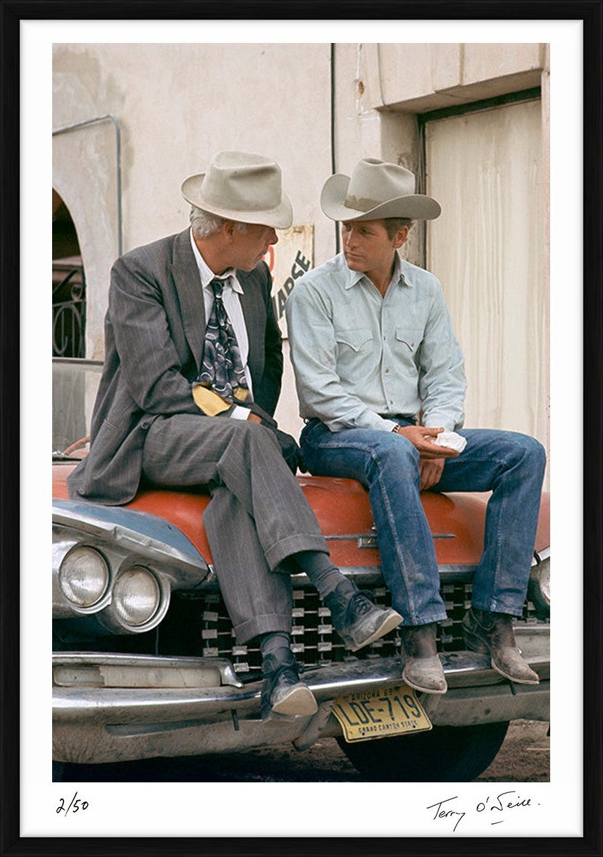 Paul Newman & Lee Marvin in Tucson, 1972 by Terry O'Neill – Limited Edition Print.